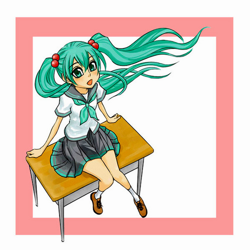 座りミク
