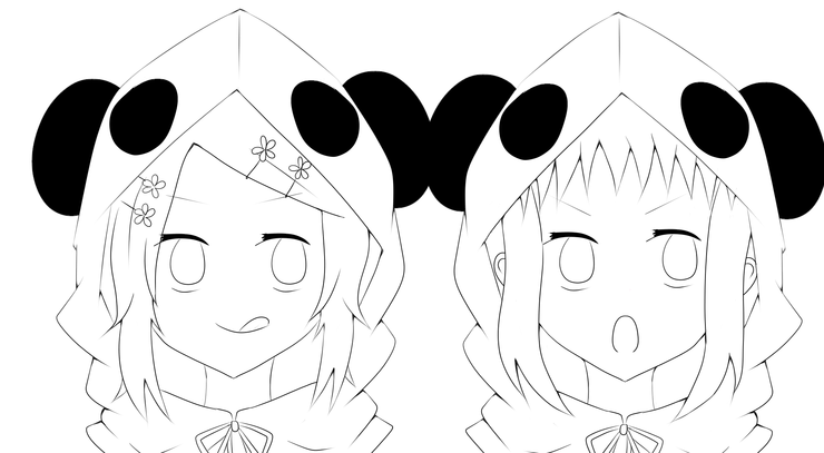 いーあるふぁんくらぶ 【線画】