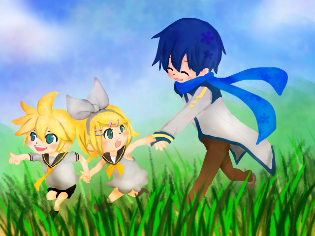 お兄ちゃんこっちこっち!