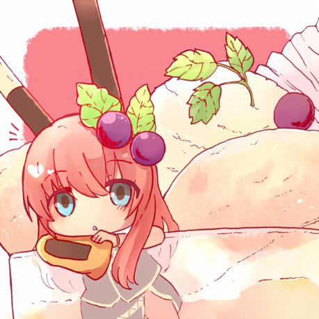 ルカさんのピーチベリーパフェ