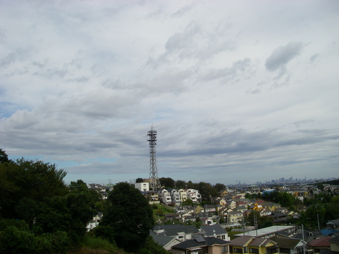 An antena for disaster prevention radio ( Kawasaki City ) Ver