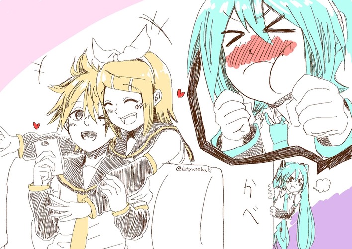 イチャみねに嫉妬するミクさん