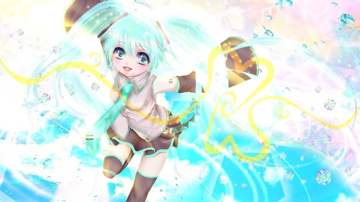 【初音ミク】キラキラ NEW DAYS 【陽桜ヒヨ。】カードイラスト用