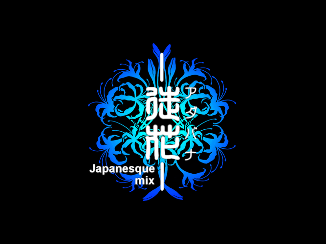 ロゴ 青ver. 徒花 Japanesque mix