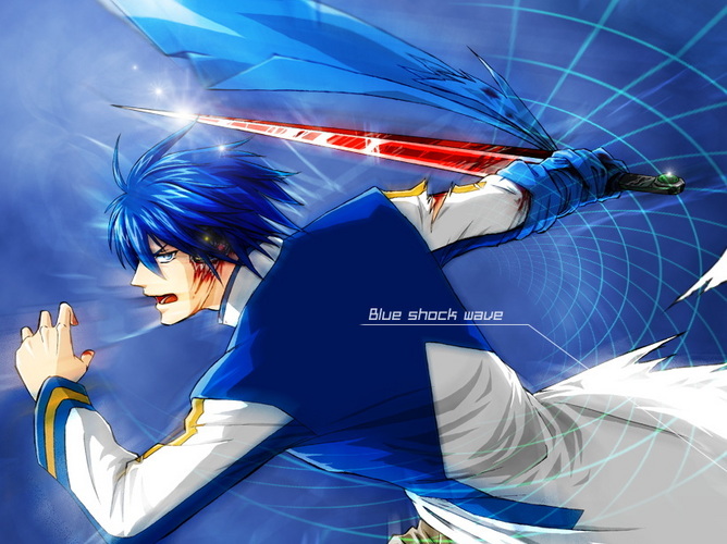 Blue shock wave