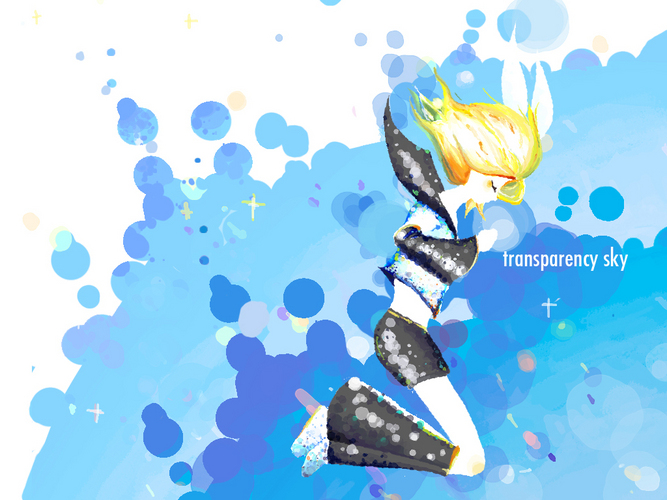 オリジ曲に絵をつけてみた☆transparency sky