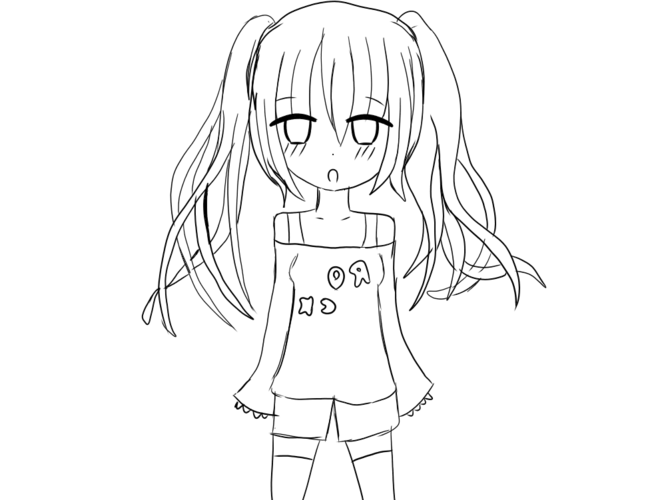 幼いミクちゃん【塗ってください】