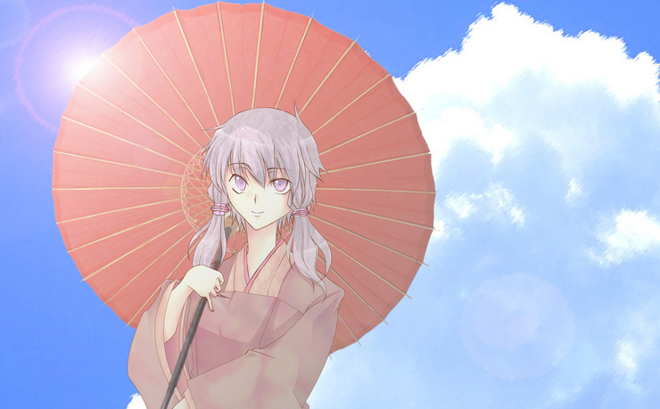 ゆかりさんと青空