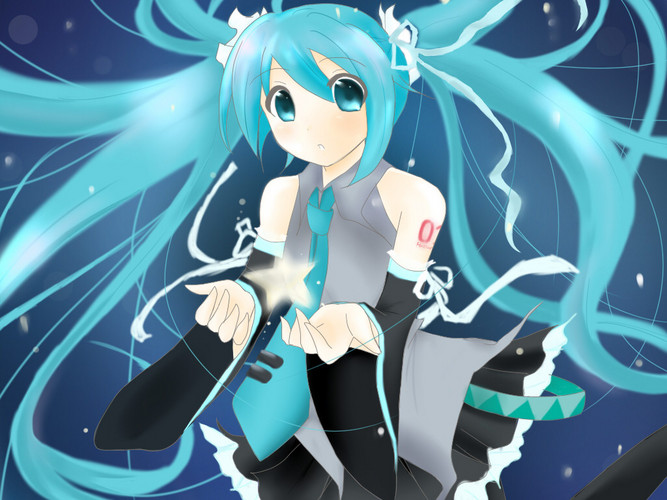 星とミク
