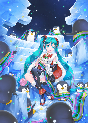 初音ミク「スノーメロディーを織り」