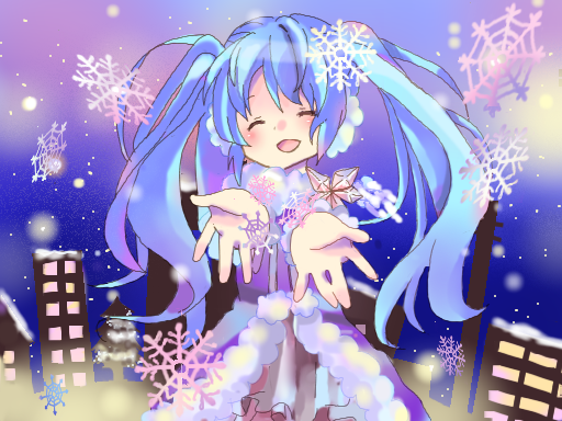 dreamy snow