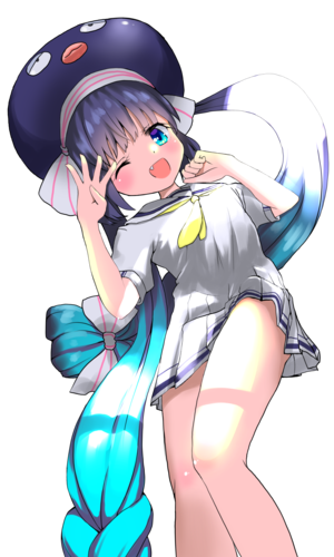【透過素材】音街ウナ