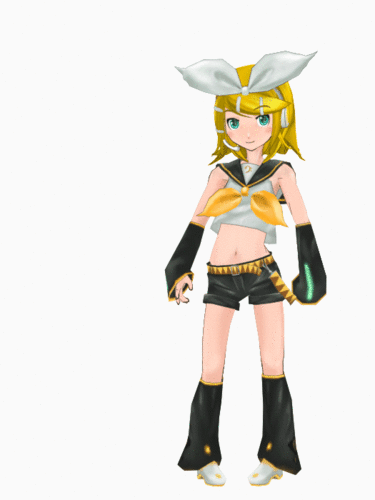 3D鏡音リンWIP