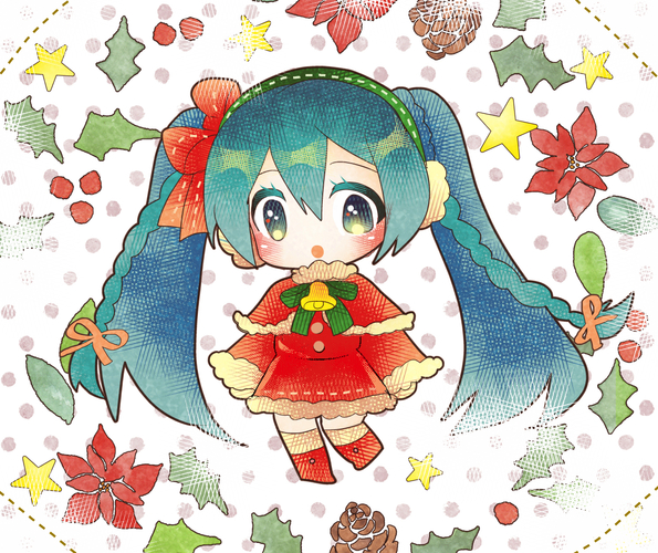 ちいさなクリスマスミクさん
