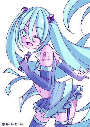 一日一枚ボカロ絵 初音ミク