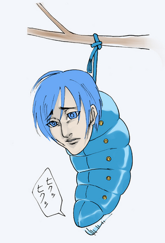 青虫。