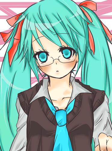 めがねみく