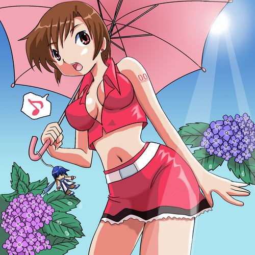 アンブレラも花咲く季節。