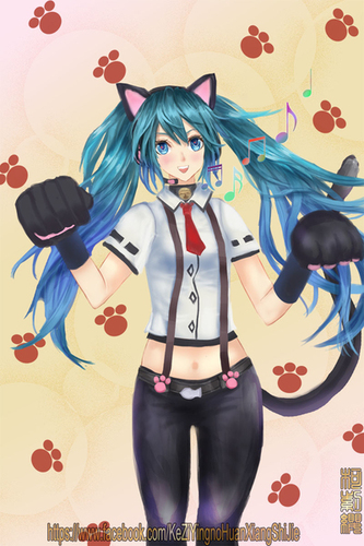 初音 ミク にゃんこ