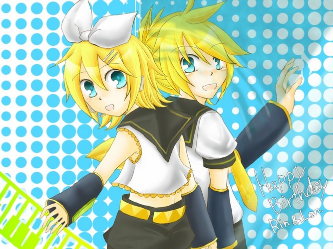 鏡音ハピバ^^