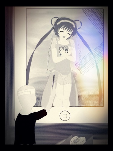 ミクさんを描く