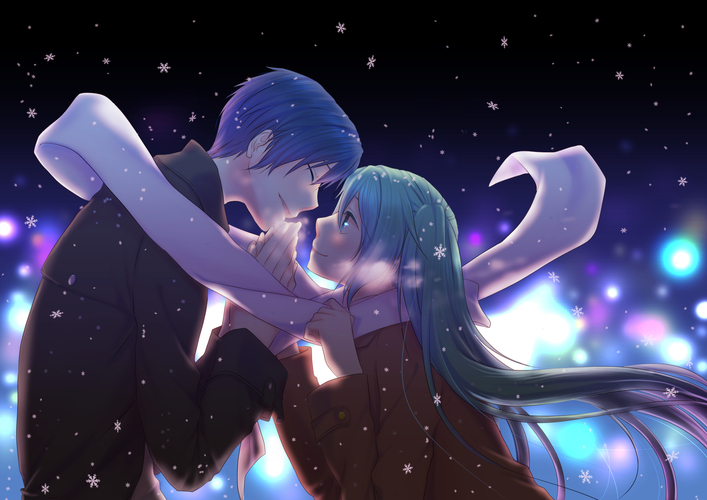 「寒いね。」