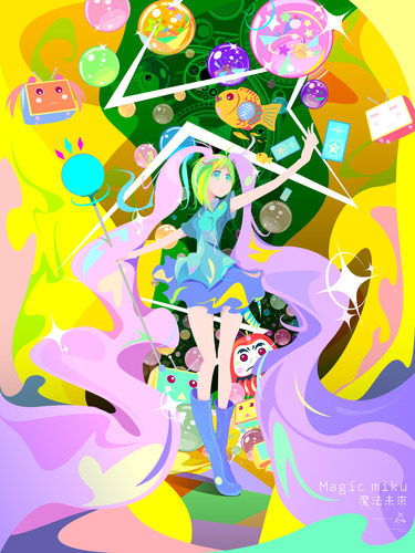 初音ミク-まほうみらい