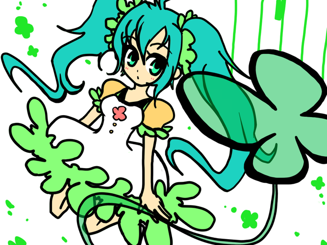 クローバーとようせいさん