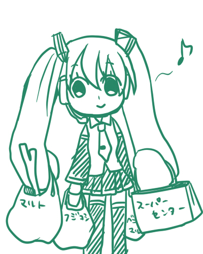 ミク力持ちです!