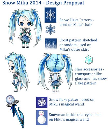 Snow Miku 2014 - glass frost miku
