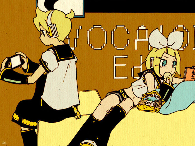 デスクトップ・鏡音ズ