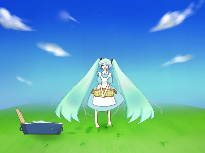 お洗濯ミク