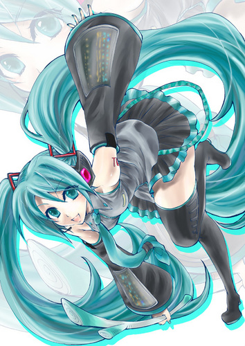 初描きミク