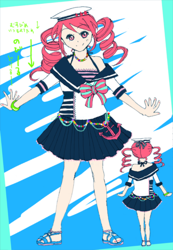 変則セーラー服でテトさん