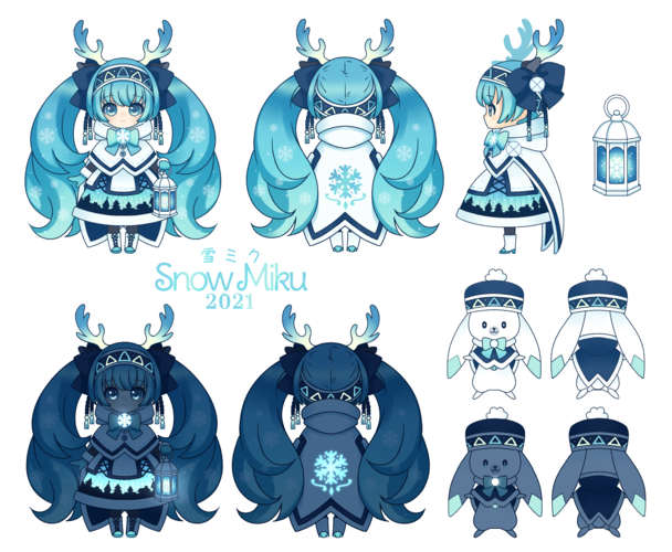 2021年雪ミク衣装 Tribe of Winter ❄️