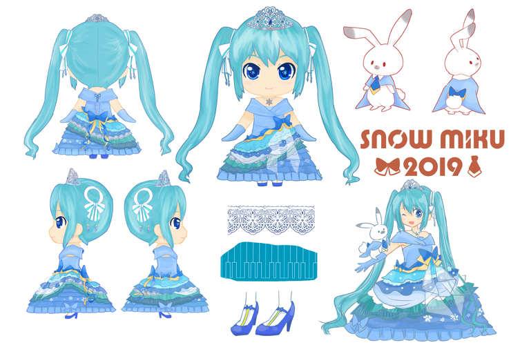 2019プリンセス雪ミクさん