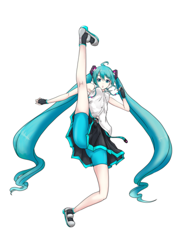 必殺!初音ミクキック!!
