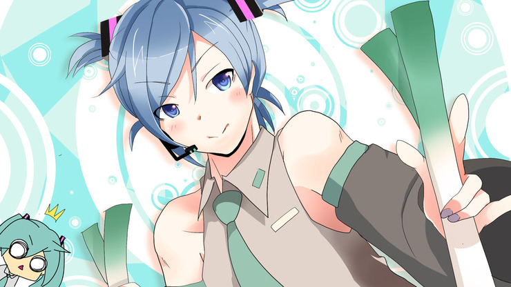 ネギとKAITO兄さん。