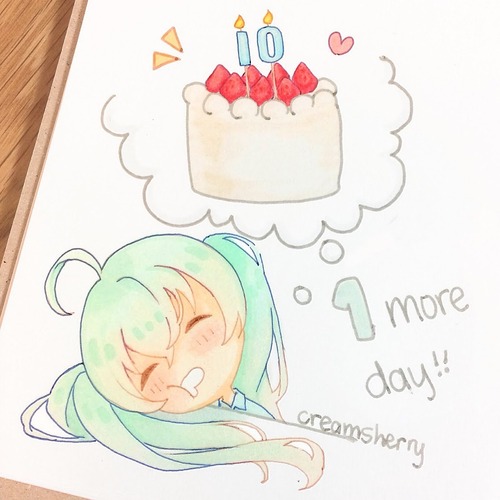 初音ミク10周年まで、あと1日‼