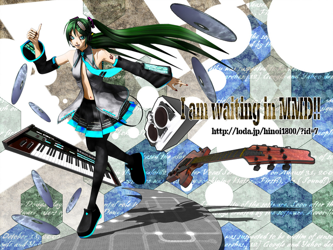 【MMDモデル配布】初音ミク