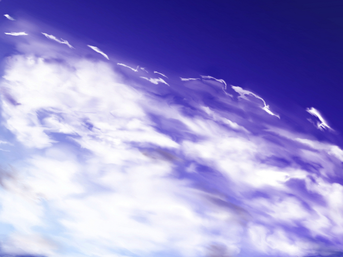 in the sky