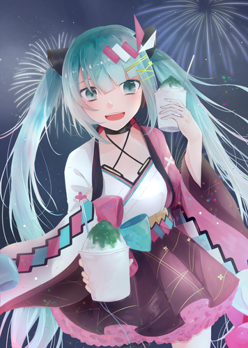 ミクさんとかき氷