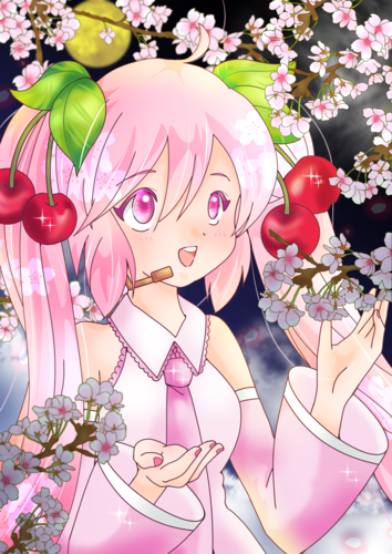 夜桜ミクちゃん