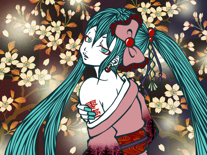 和ミク。