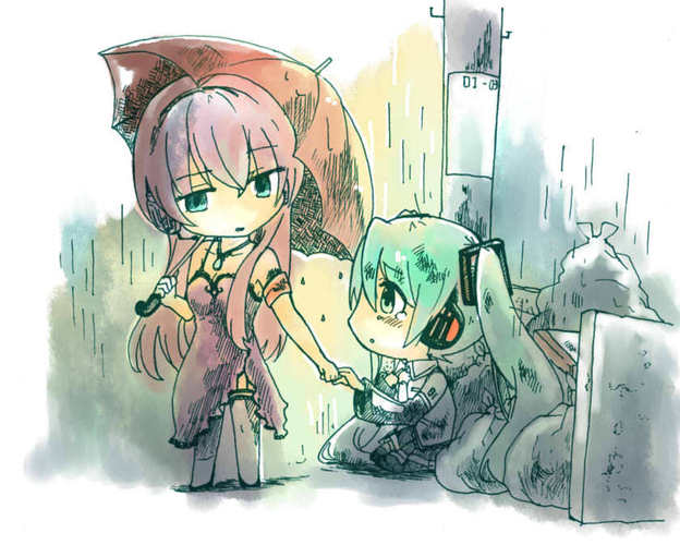 棄てられた花ふたり、