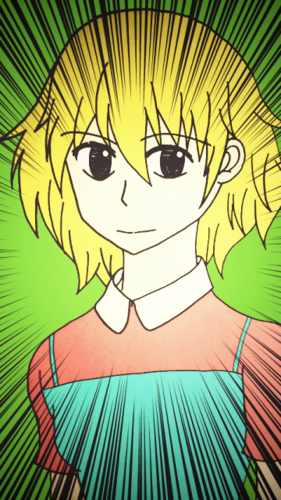 女の子のイラストだよっ♪