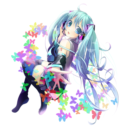 ミクTシャツ用イラスト