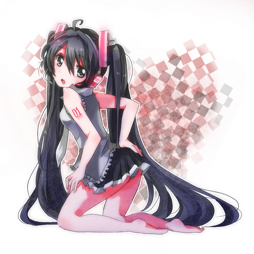 黒いミクちゃん