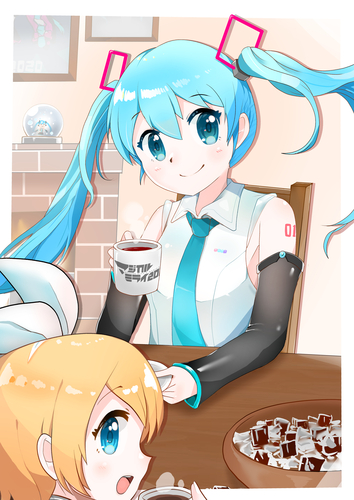 暖炉で一息