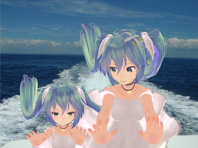 ミクさんを南の島へ連れて行きますよ。(2015)3